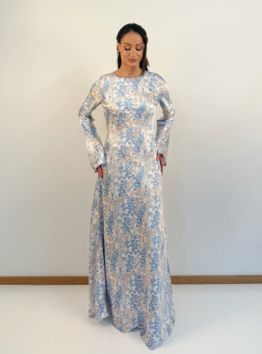 Farah Maxi Satin Klänning