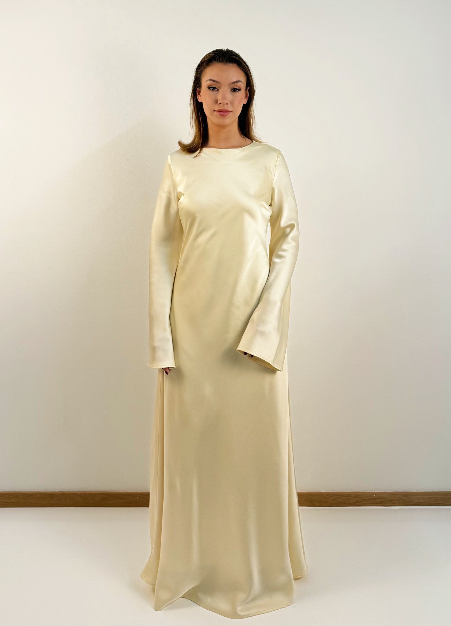 Hana Maxi Satin Dress