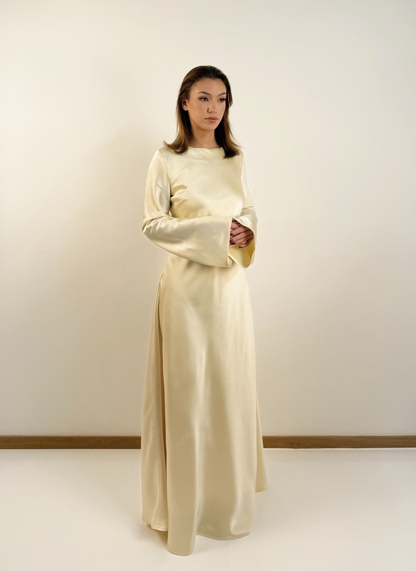 Hana Maxi Satin Dress