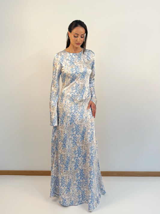 Farah Maxi Satin Dress