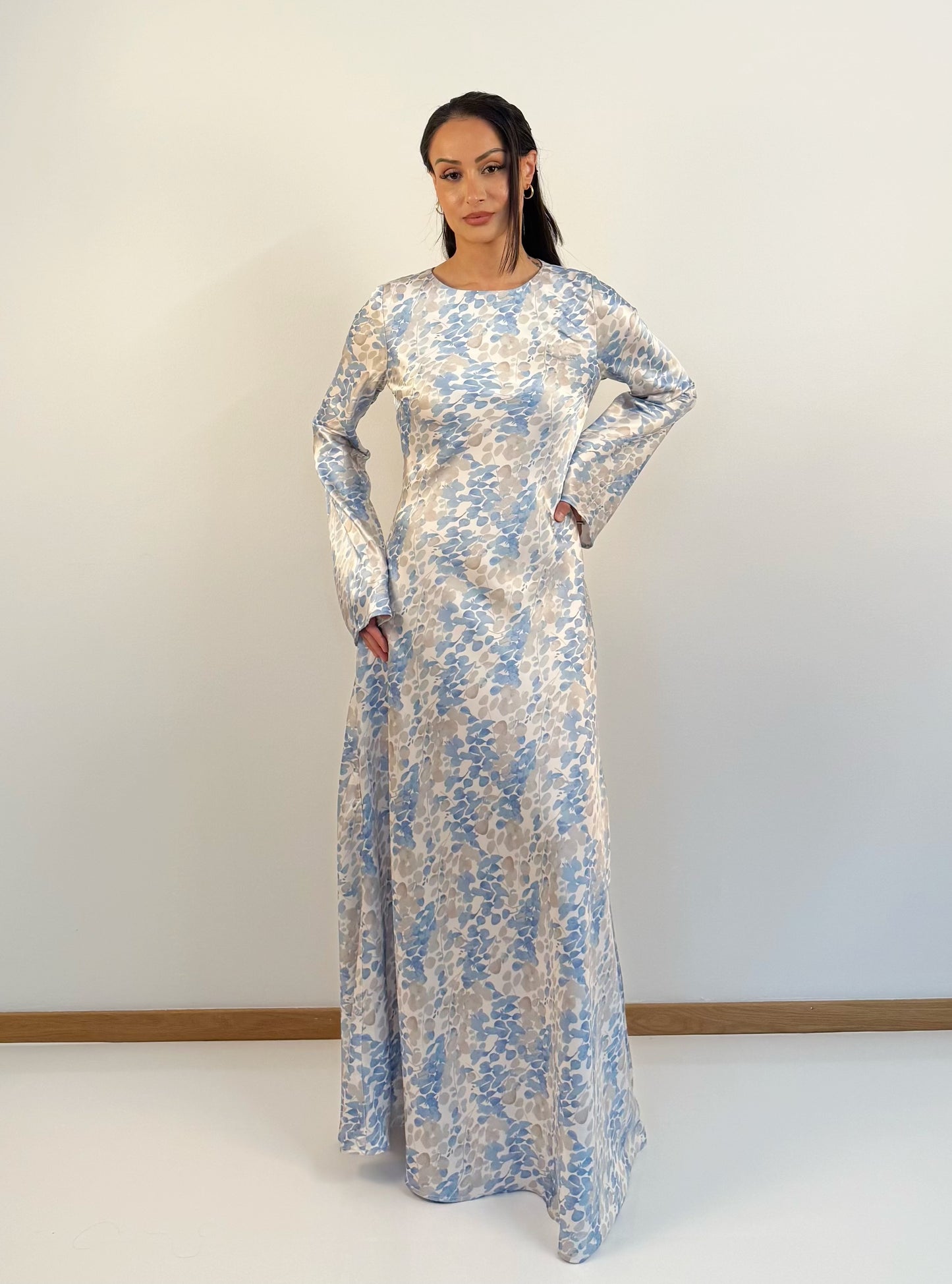 Farah Maxi Satin Dress