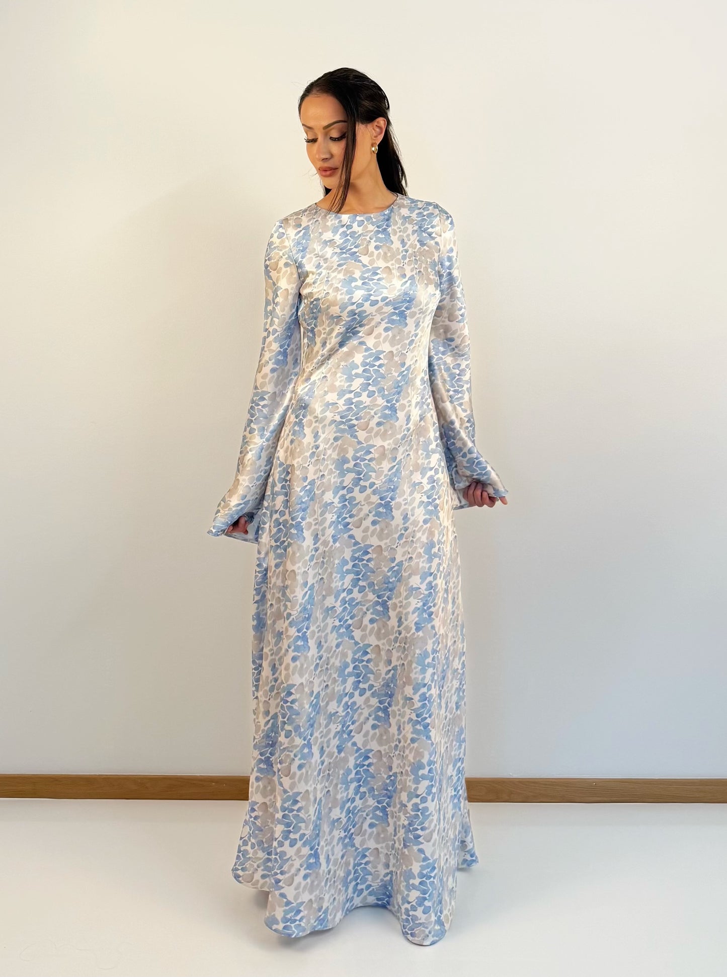 Farah Maxi Satin Dress