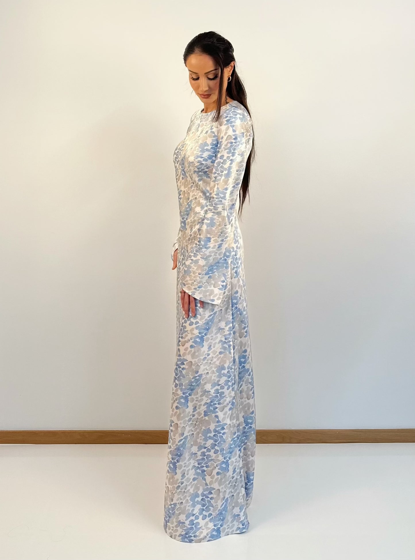 Farah Maxi Satin Dress